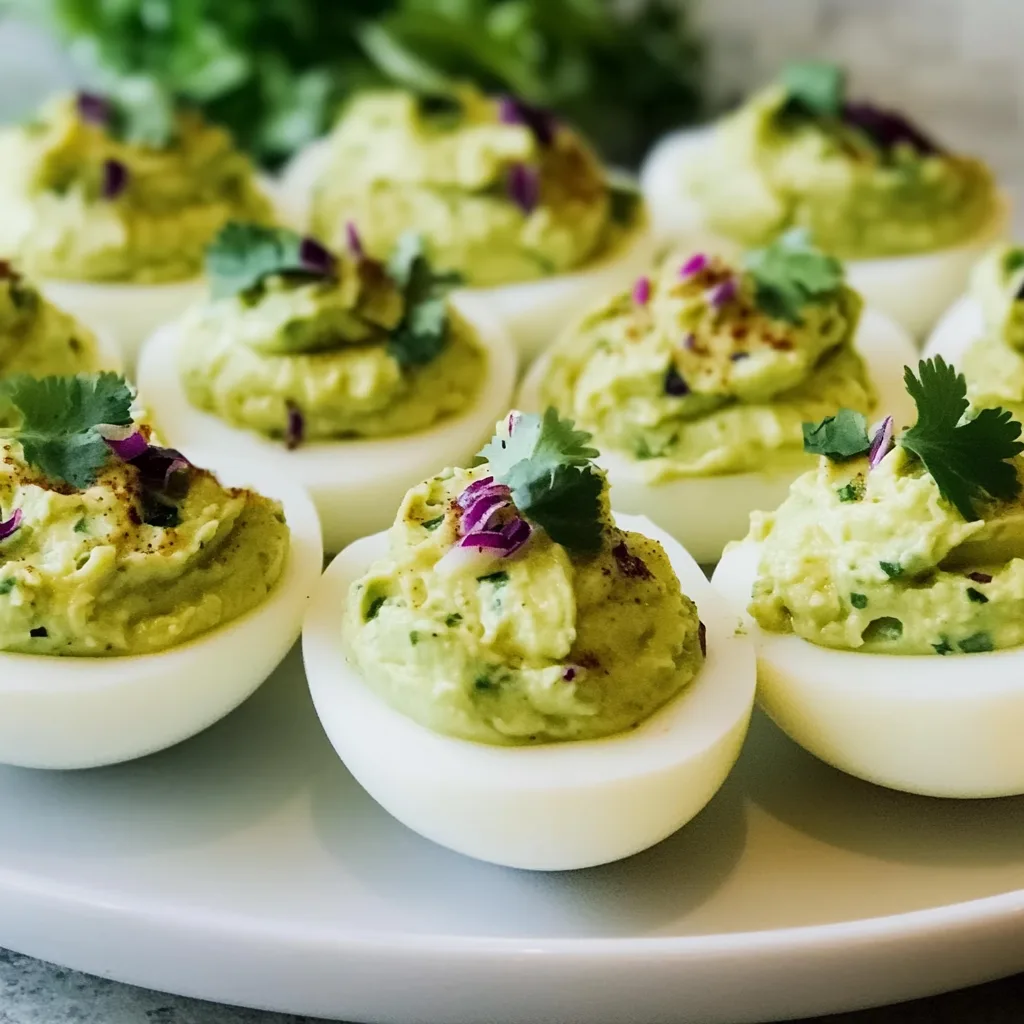 Avocado Deviled Eggs: Creamy and Irresistible Bites