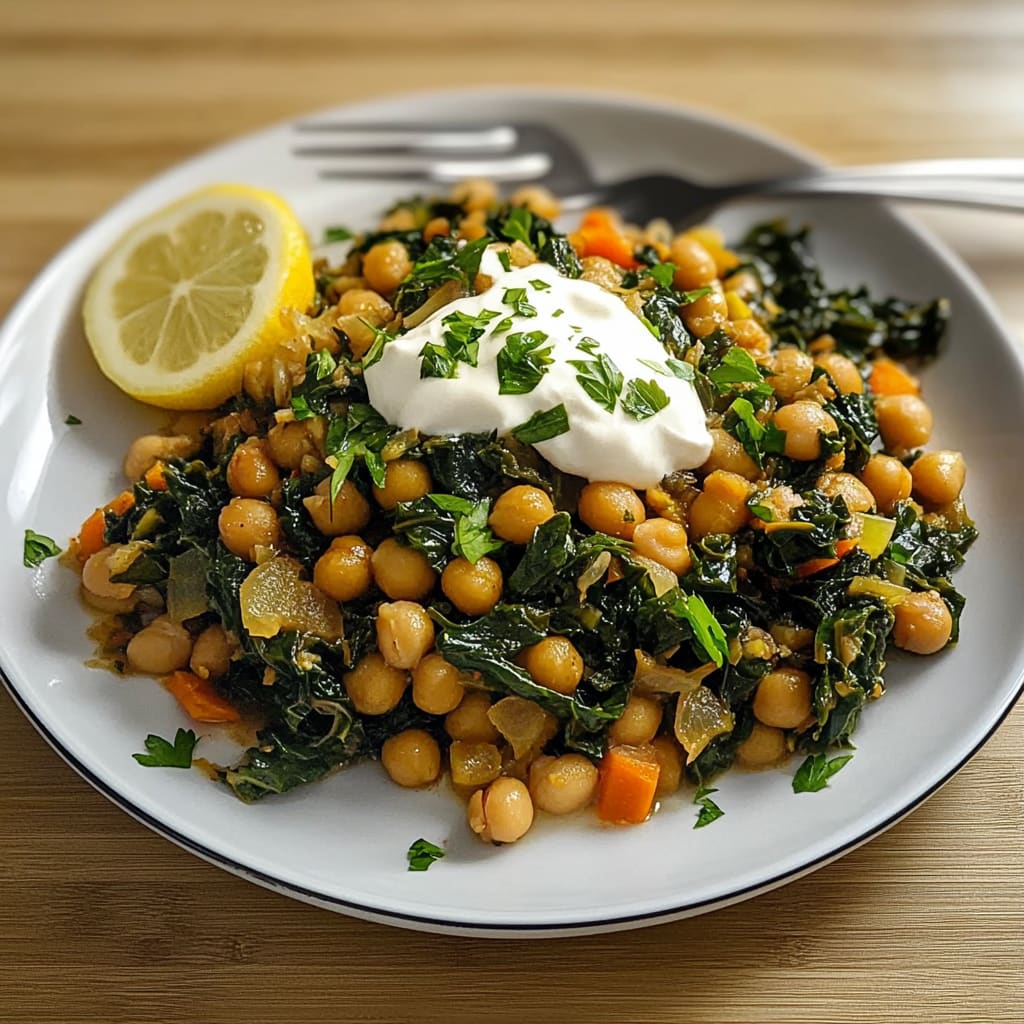 Braised Chickpeas with Swiss Chard and Lemon: Irresistibl...