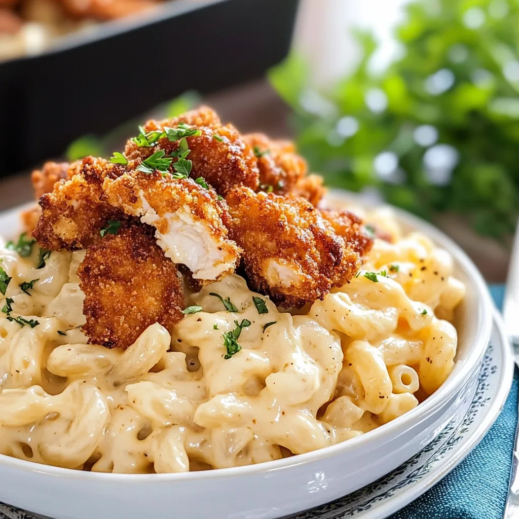 honey pepper chicken mac and cheese: Creamy Comfort Awaits