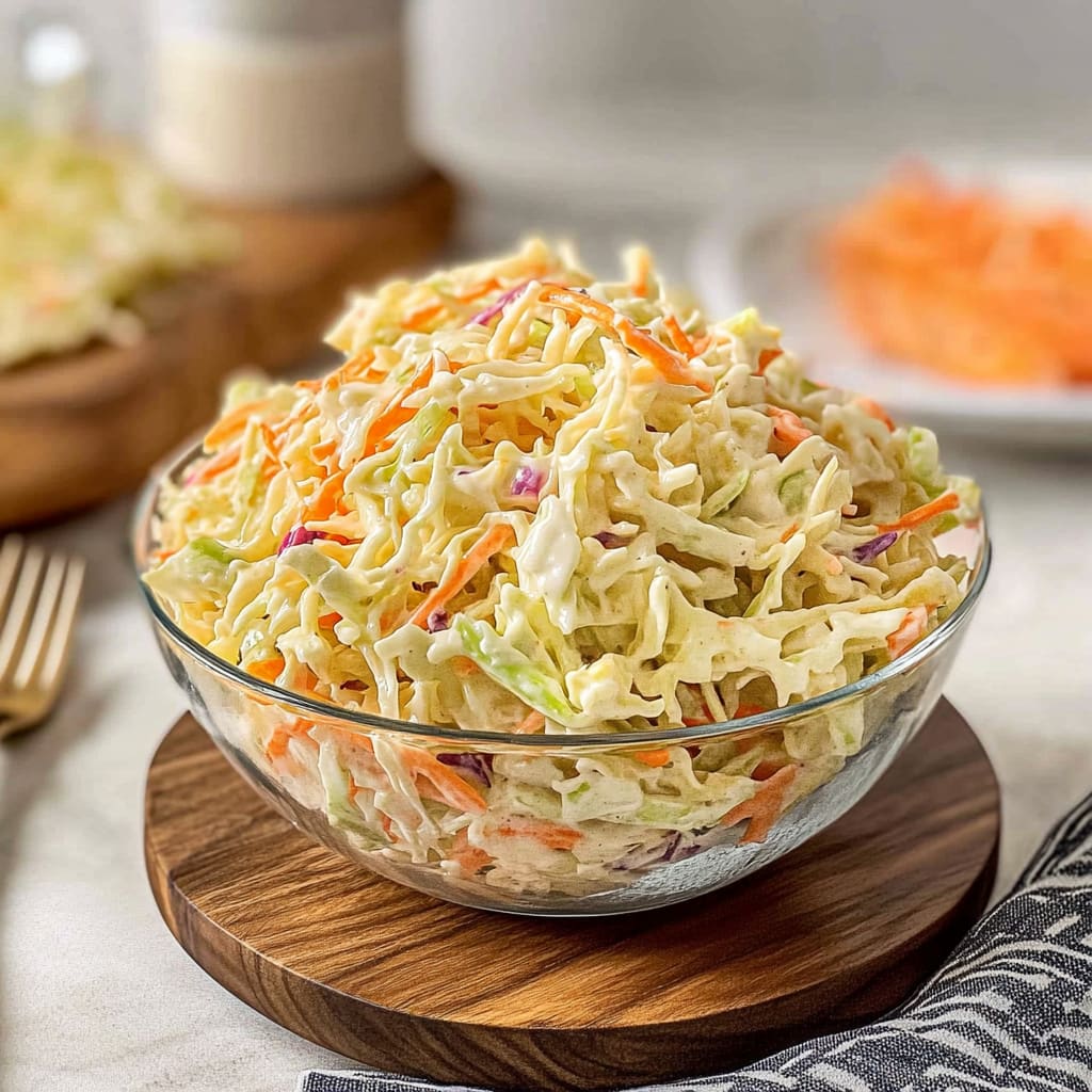 Copycat KFC Creamy Coleslaw: Irresistibly Tangy Delight