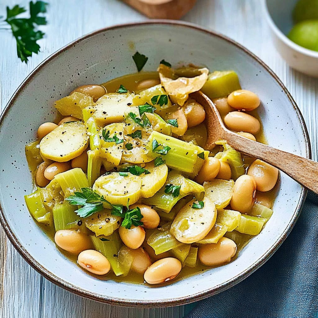 Butter Beans with Leeks: Creamy Comfort Food Delight
