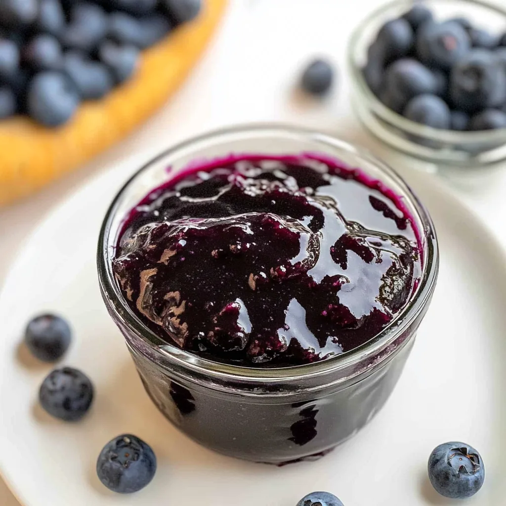 Blueberry Jam with Vanilla: A Sweet Morning Delight