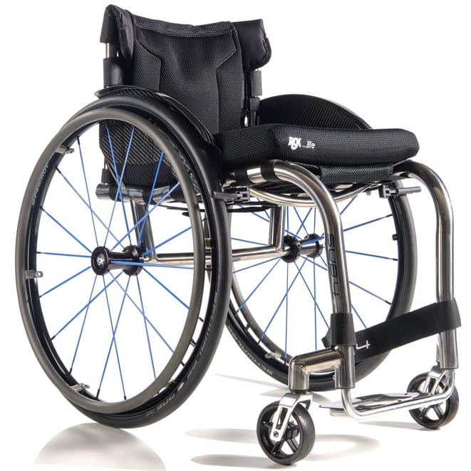 Fauteuil roulant ultra léger en titane RGK Octane Sub4