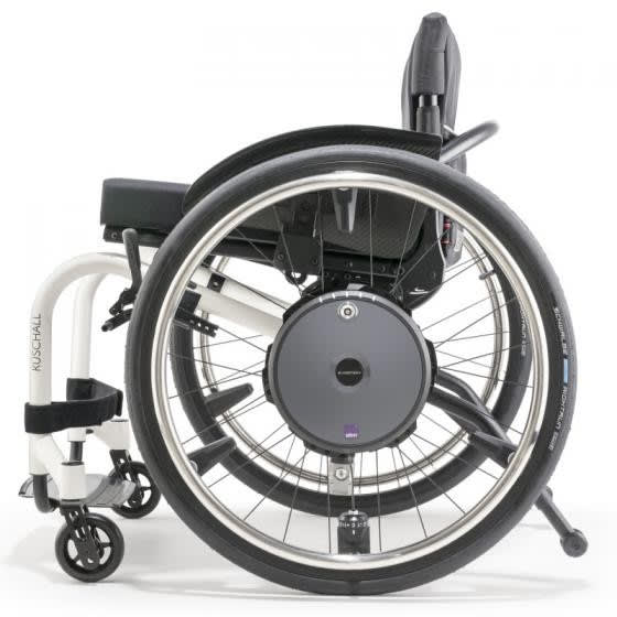 Dispositif motorisé Alber E-MOTION M25 pour fauteuil roulant manuel