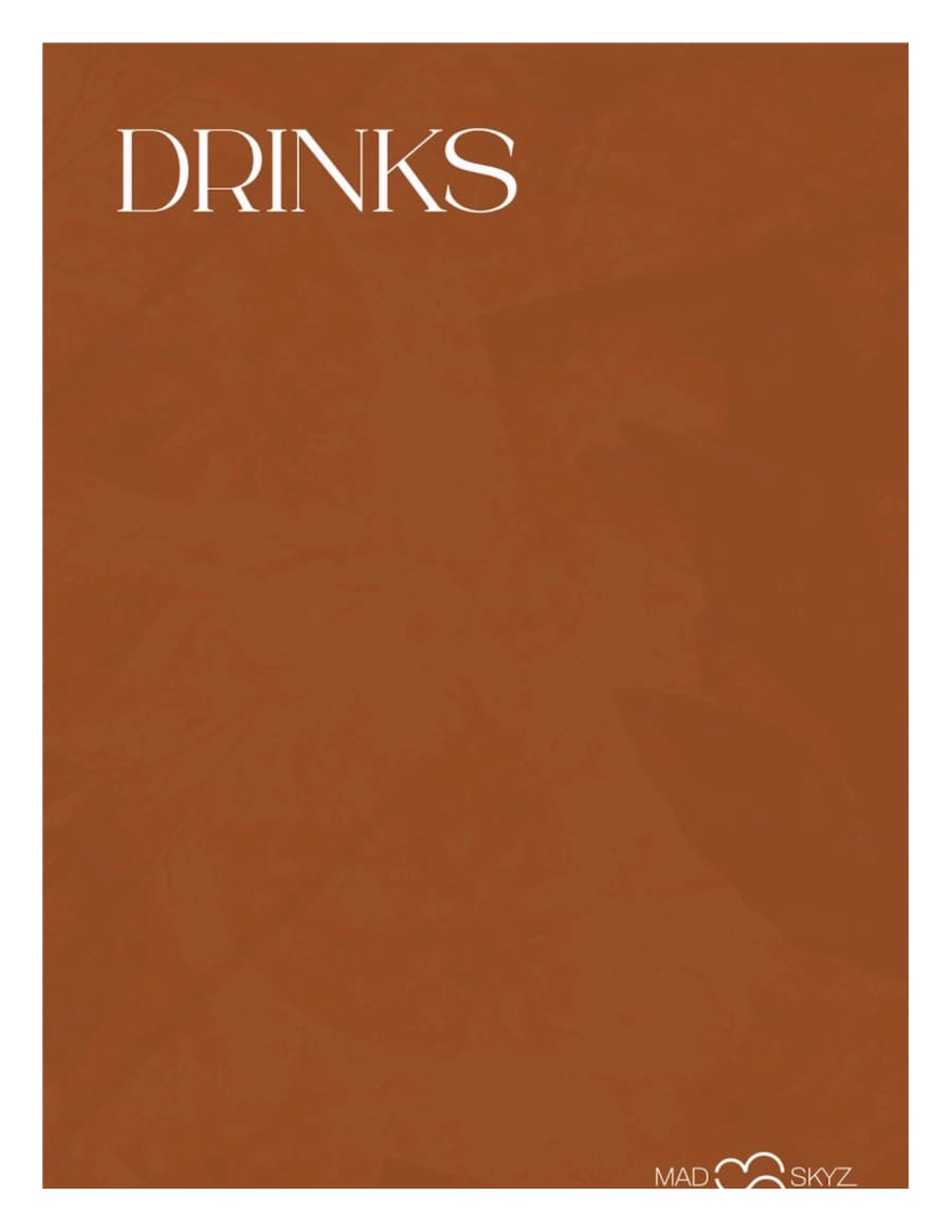 Full menu page 15