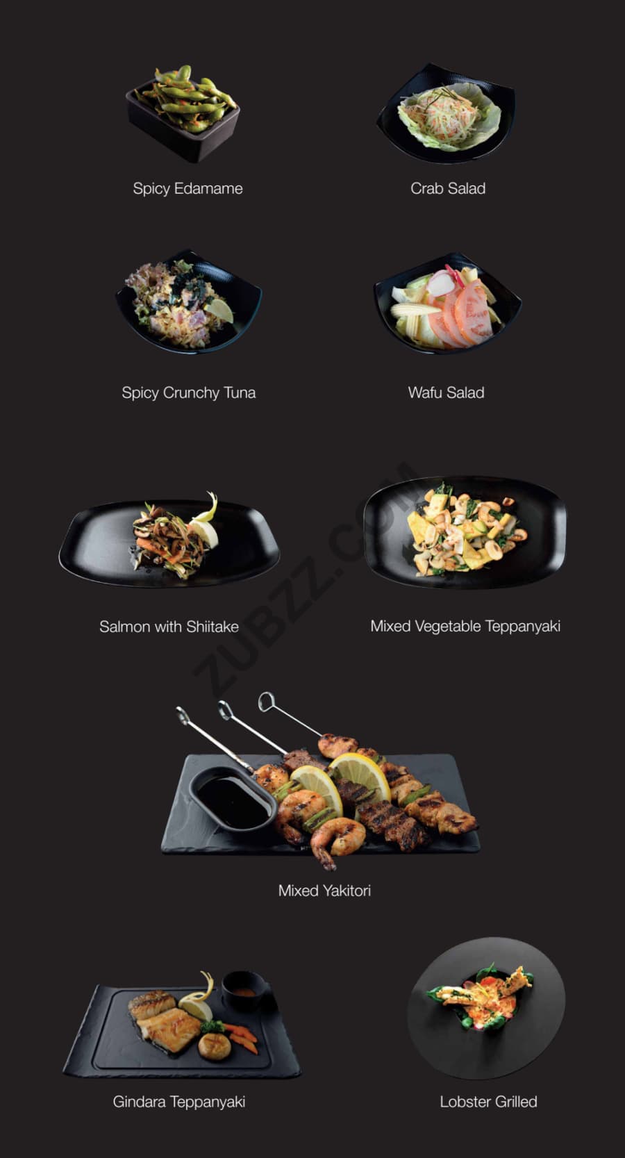 Full menu page 19