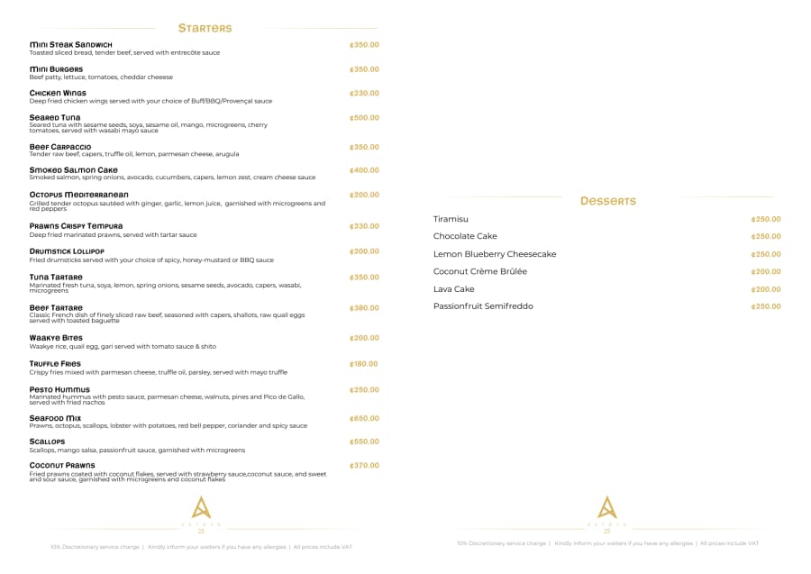 Menu page 2