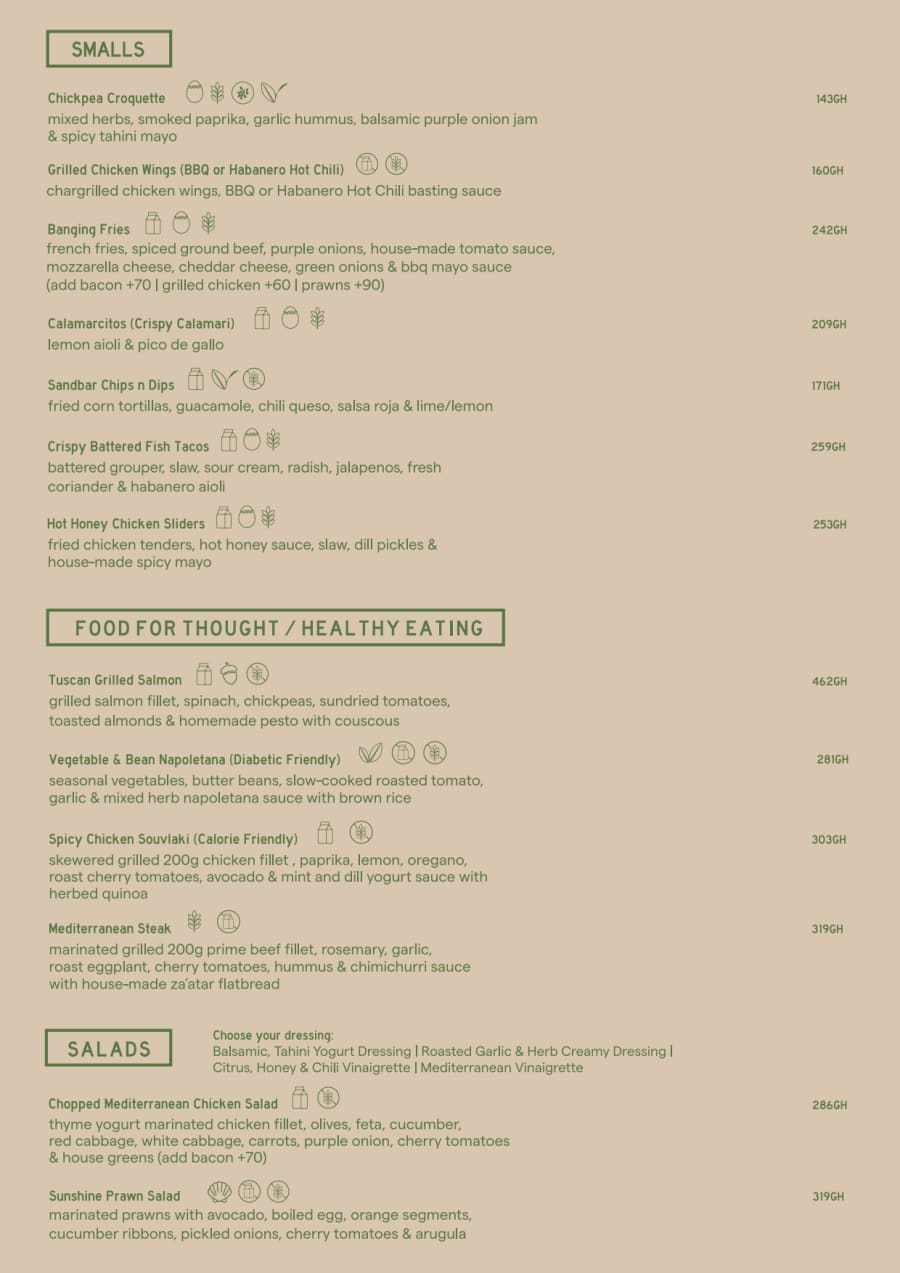 Full menu page 3
