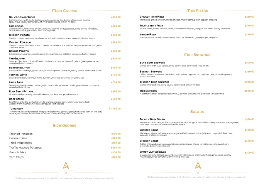 Menu page 3