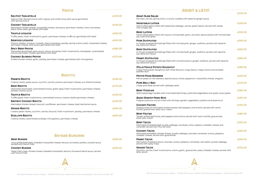 Menu page 4