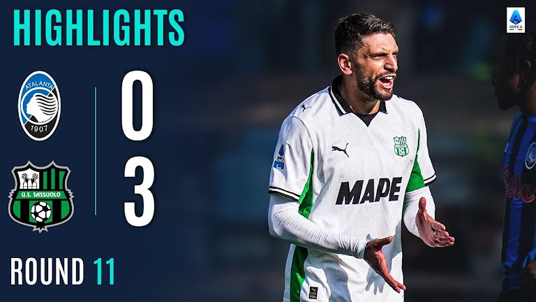 Atalanta vs Sassuolo 0-3 Serie A