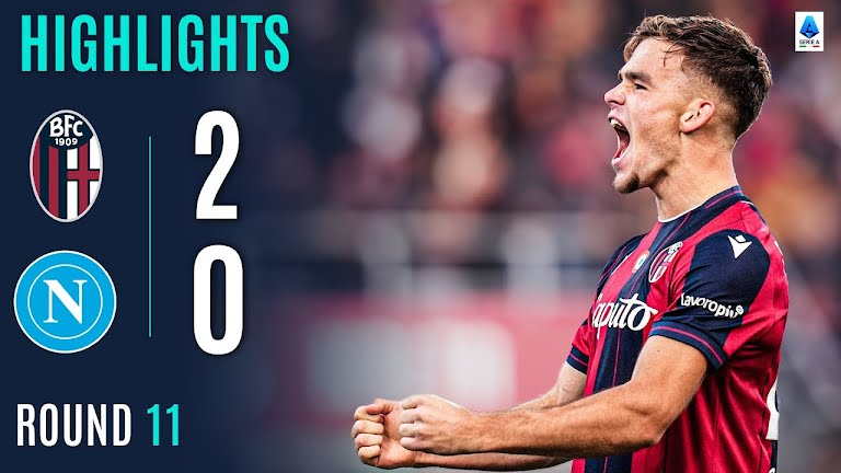 Bologna vs Napoli 2-0 Serie A