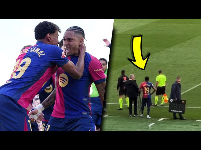 Lamine Yamal melepaskan umpan silang akurat ke kotak penalti lawan dalam laga vs Celta Vigo