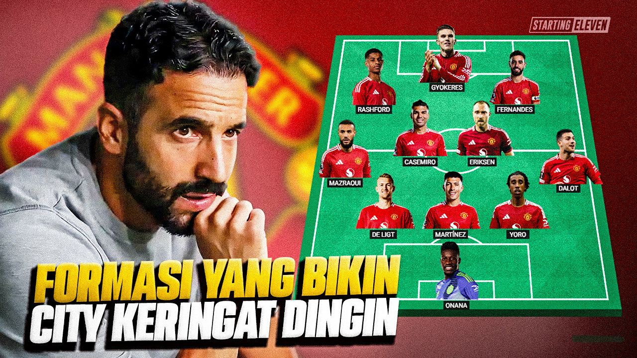 Ruben Amorim Manchester United 2025 Strategi Takik