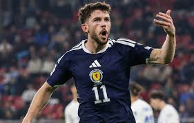 Ryan Christie mencetak gol untuk Skotlandia melawan Yunani