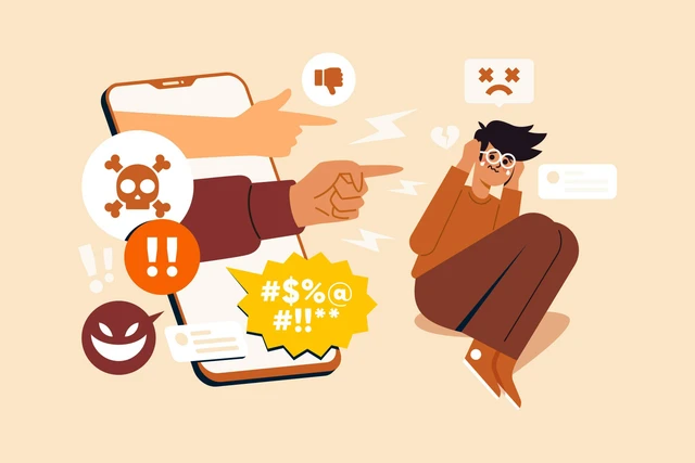 Ilustrasi komentar media sosial penuh kebencian