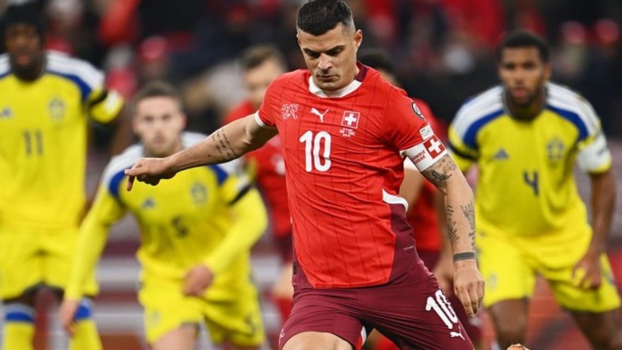 Swiss mengalahkan Swedia 4-1 di kualifikasi Piala Dunia 2026