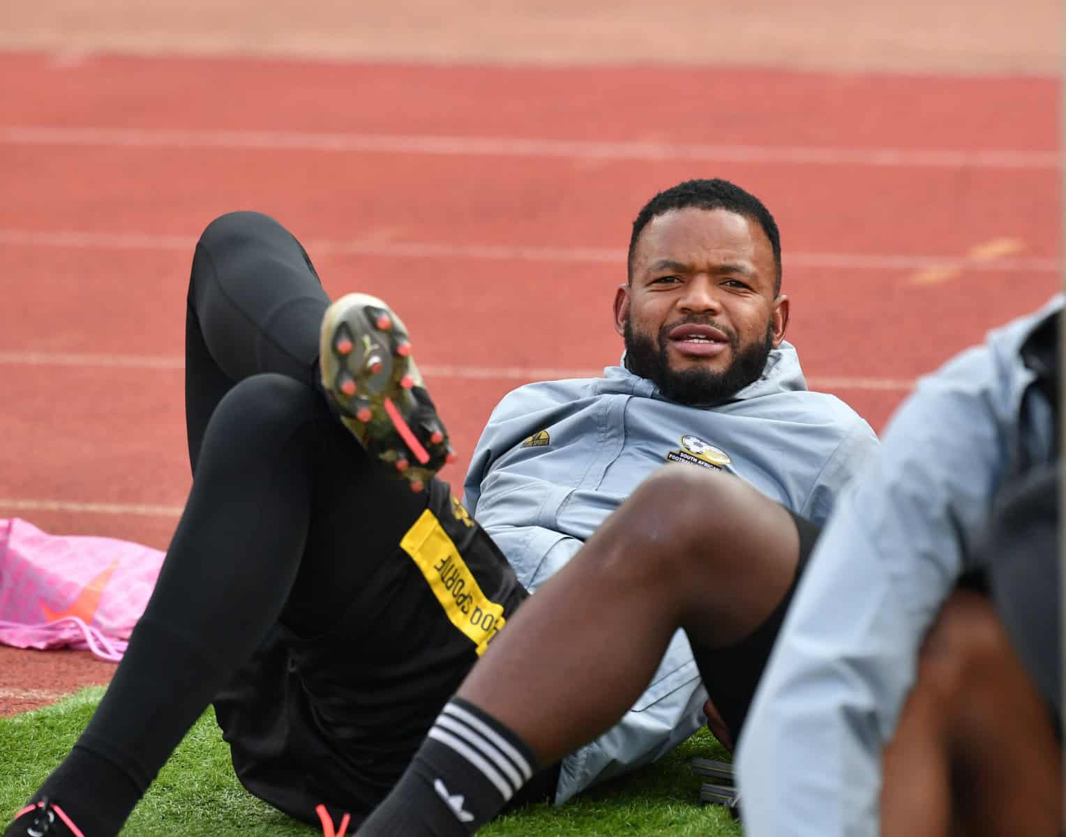 Sipho Mbule latihan bersama Bafana Bafana menjelang AFCON