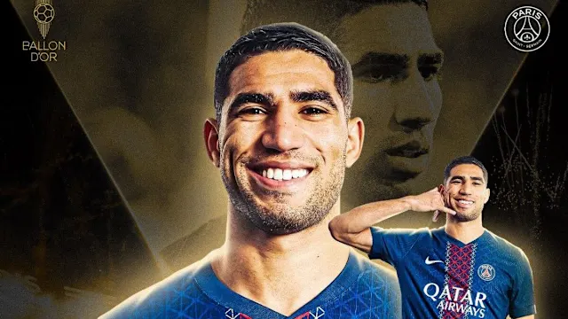 Achraf Hakimi PSG Morocco Player of the Year Nominee