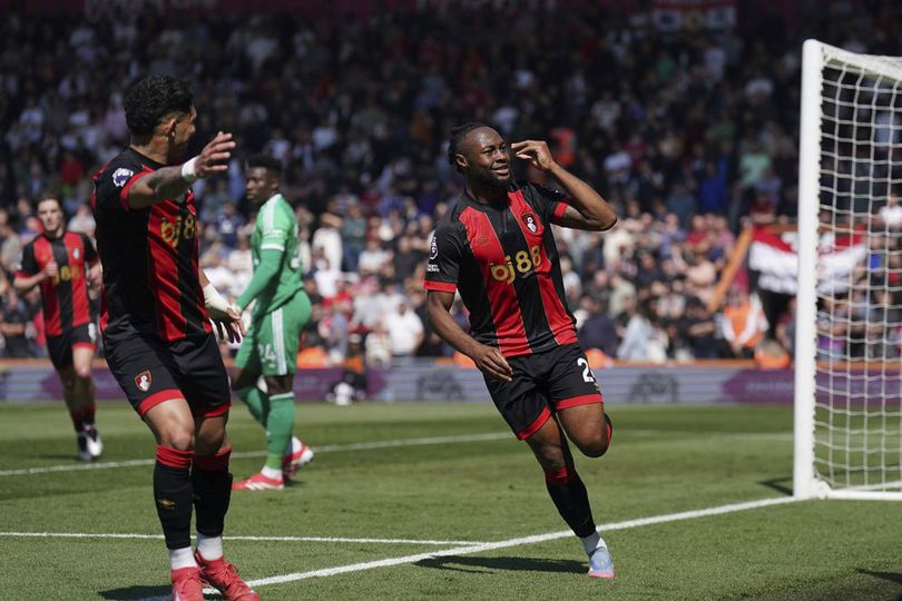 Antoine Semenyo dalam pertandingan untuk Bournemouth