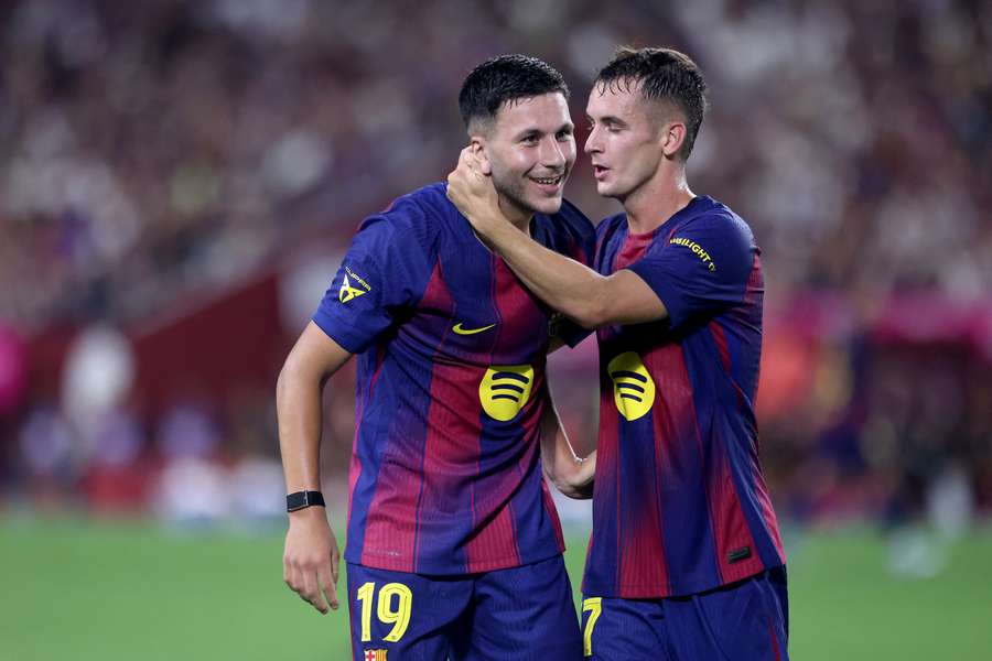 Roony Bardghji saat debut Barcelona