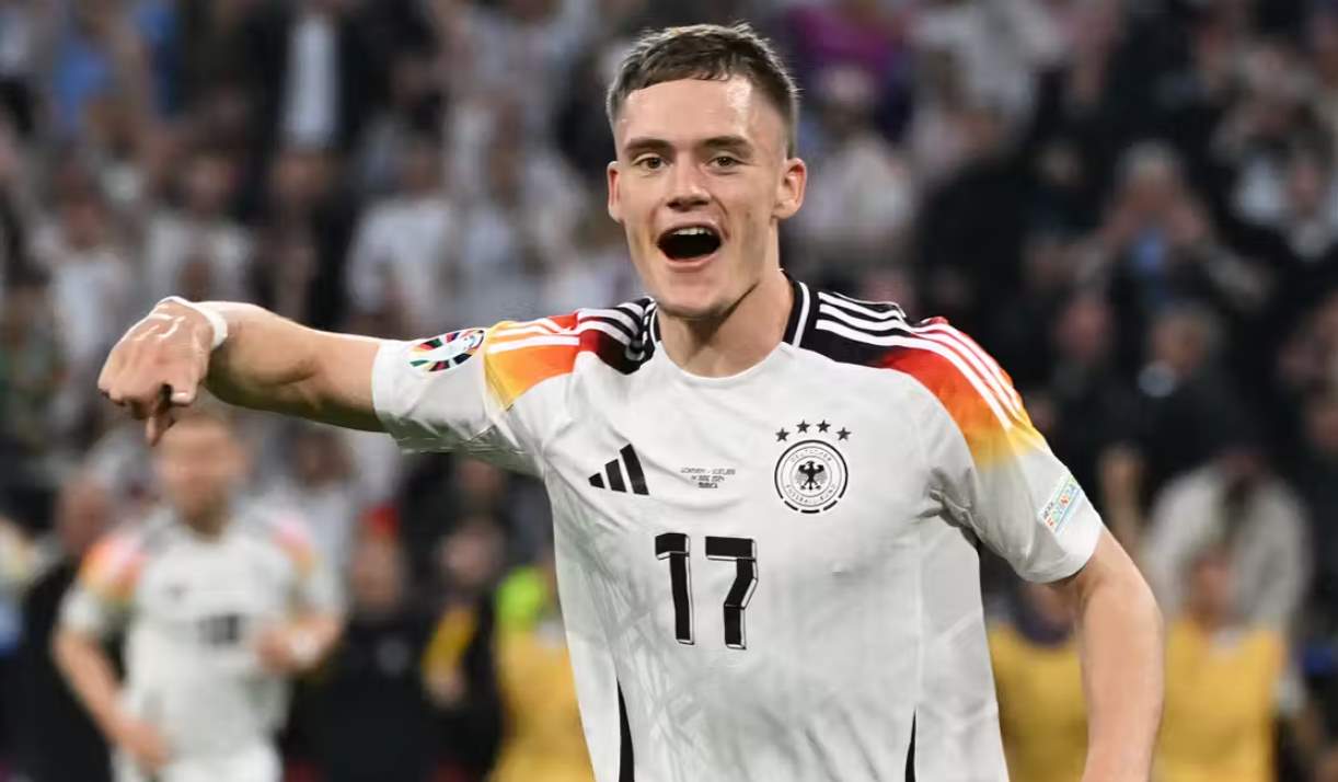 Florian Wirtz saat bermain untuk Timnas Jerman