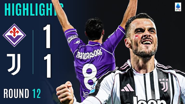 Hasil pertandingan Fiorentina 1-1 Juventus Serie A 2025