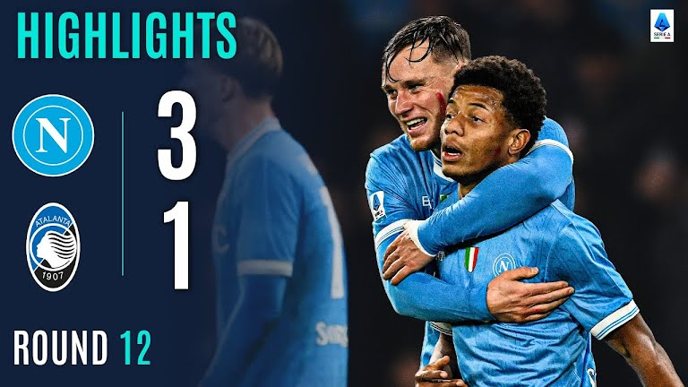 Hasil pertandingan Napoli 3-1 Atalanta Serie A 2025