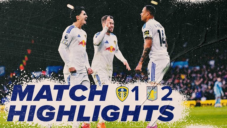 Hasil pertandingan Leeds United vs Aston Villa berakhir 1-2 di Liga Inggris