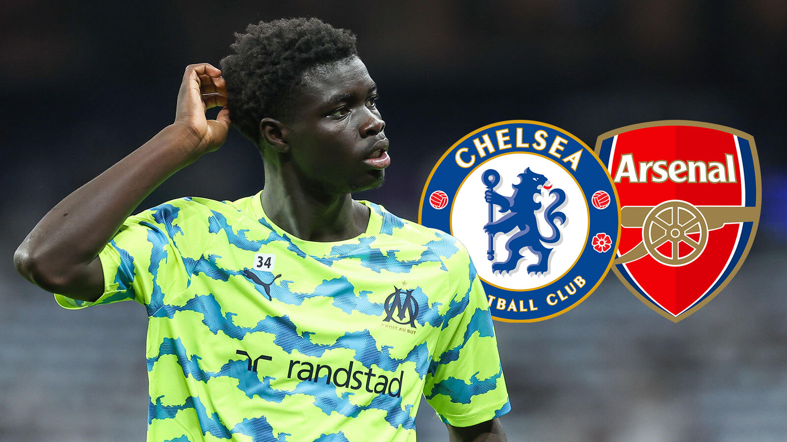 Robinio Vaz pemain muda Olympique Marseille yang diincar Chelsea dan Arsenal