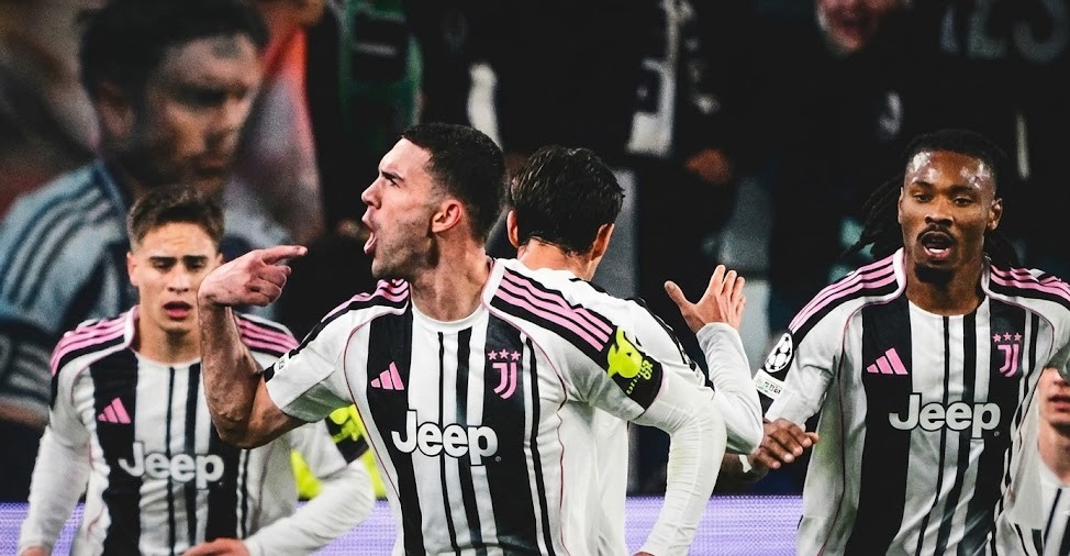 Juventus merayakan kemenangan dramatis atas Bodo Glimt