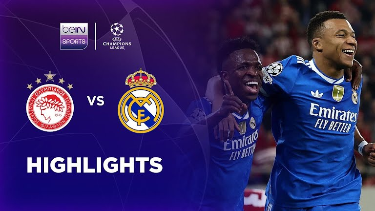 Hasil Olympiakos vs Real Madrid 3-4 Liga Champions UEFA