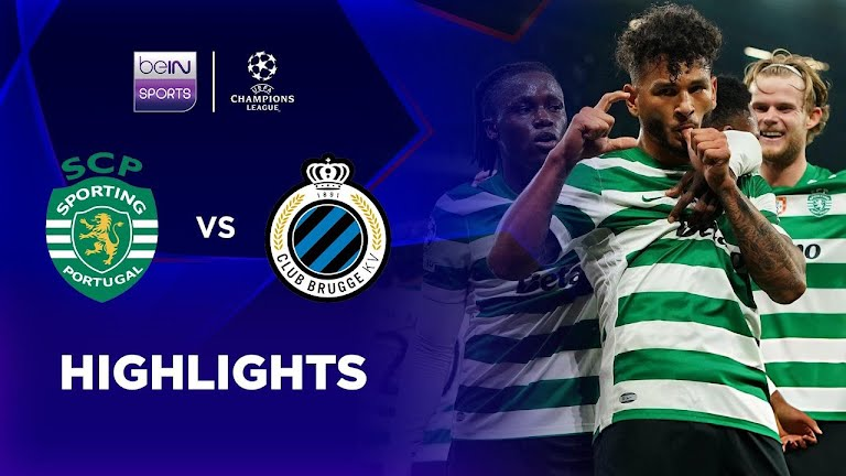 Hasil Sporting CP vs Club Brugge 3-0 Liga Champions UEFA