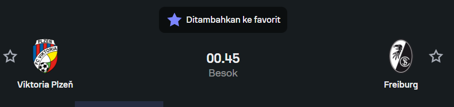 Prediksi Viktoria Plzeň vs Freiburg UEFA Europa League
