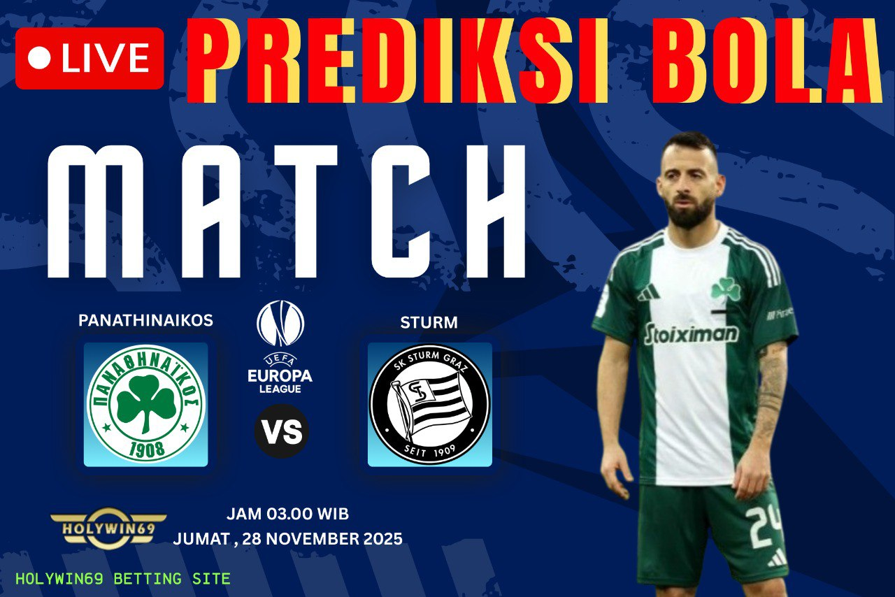 Prediksi Panathinaikos vs Sturm Graz Liga Europa