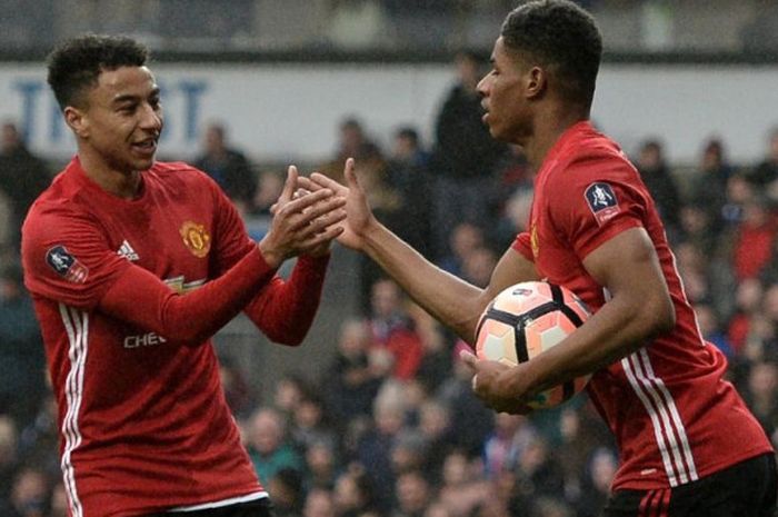 Pemain Manchester United merayakan gol dengan intensitas baru - Holywin69