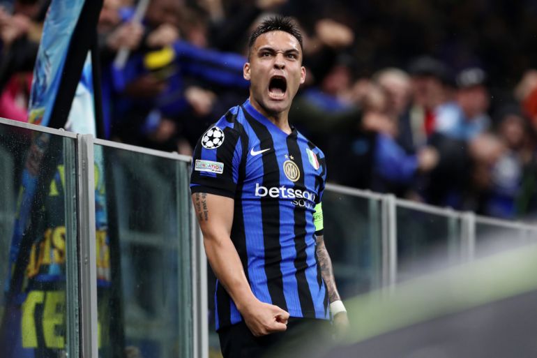 Lautaro Martinez Inter Milan Celebration Holywin69