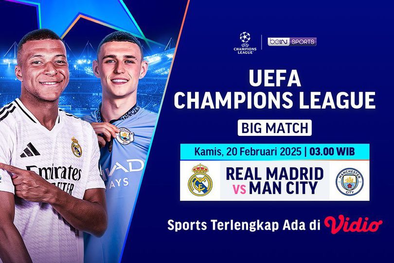 Real Madrid vs Manchester City Liga Champions 2025 – Holywin69
