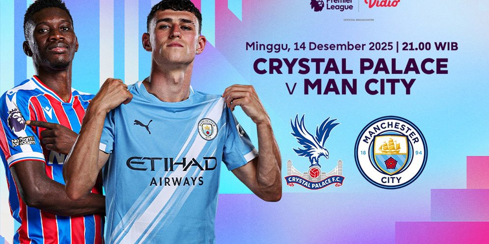 Jadwal Liga Inggris Crystal Palace vs Manchester City Premier League 2025 – Holywin69