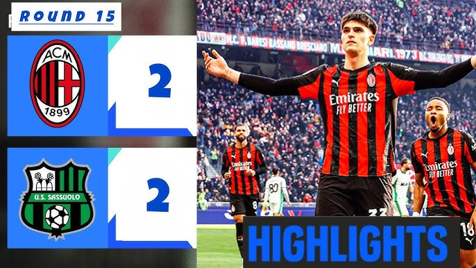 Man of the Match AC Milan vs Sassuolo Davide Bartesaghi Serie A 2025 – Holywin69