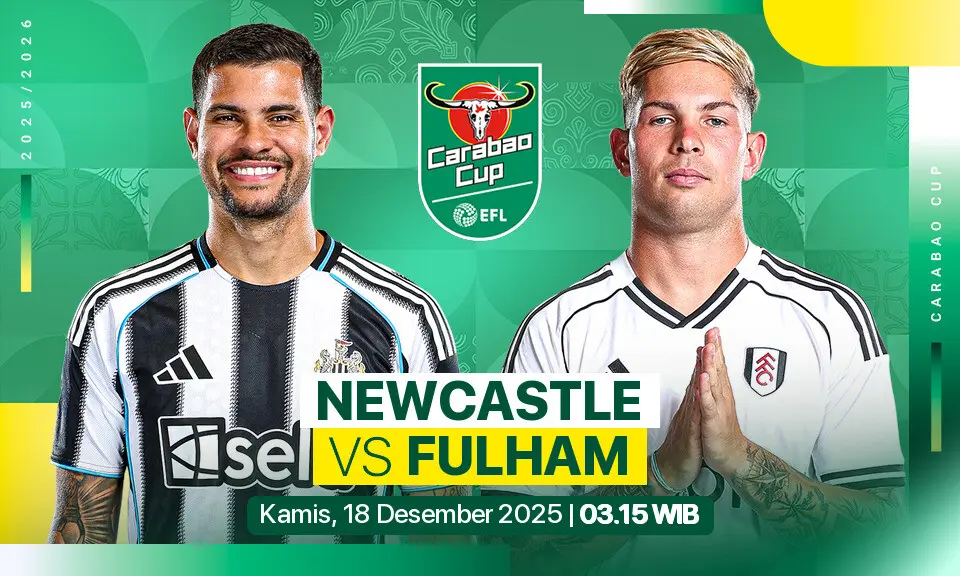 Live Streaming Newcastle vs Fulham Carabao Cup 2025 – Holywin69