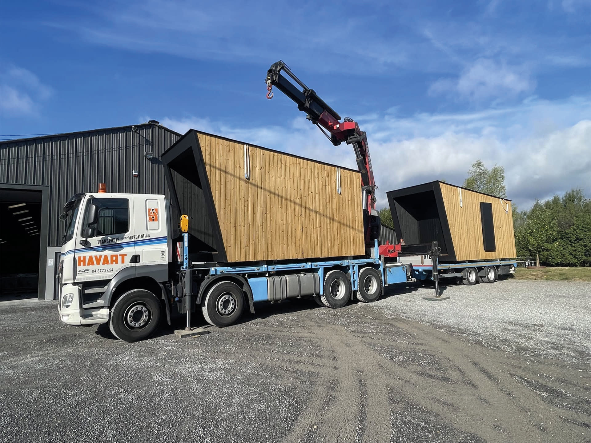 C12 – DAF & Grue HMF 60Tm | Fiche technique machine | Havart