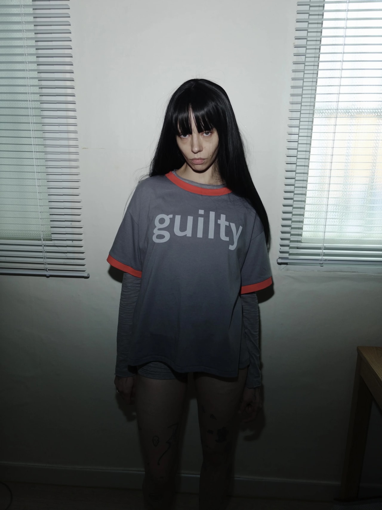 guilty ringer tee