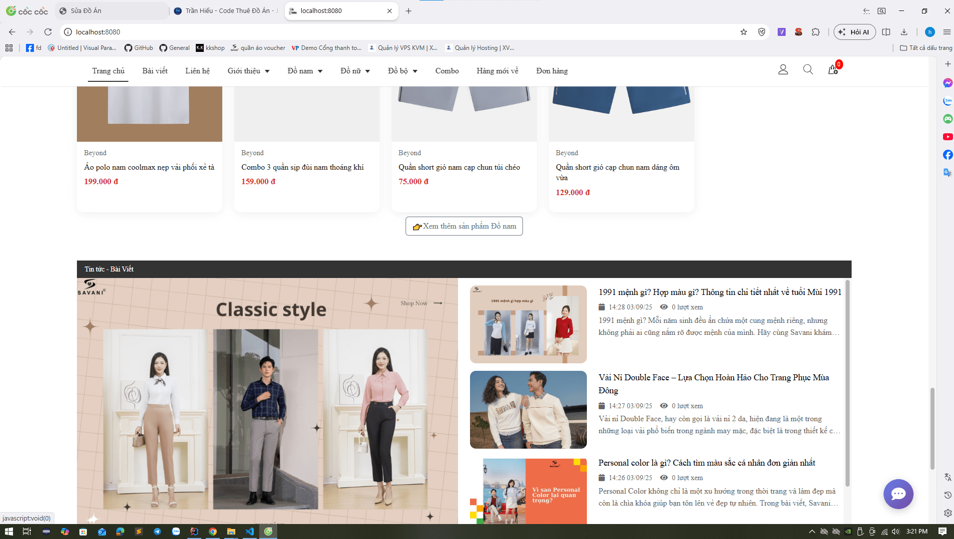 Đồ án website bán hàng thời trang, giày dép cực xịn, chọn màu sắc + kích thước tích hợp chatbot AI và thanh toán online - ảnh 4