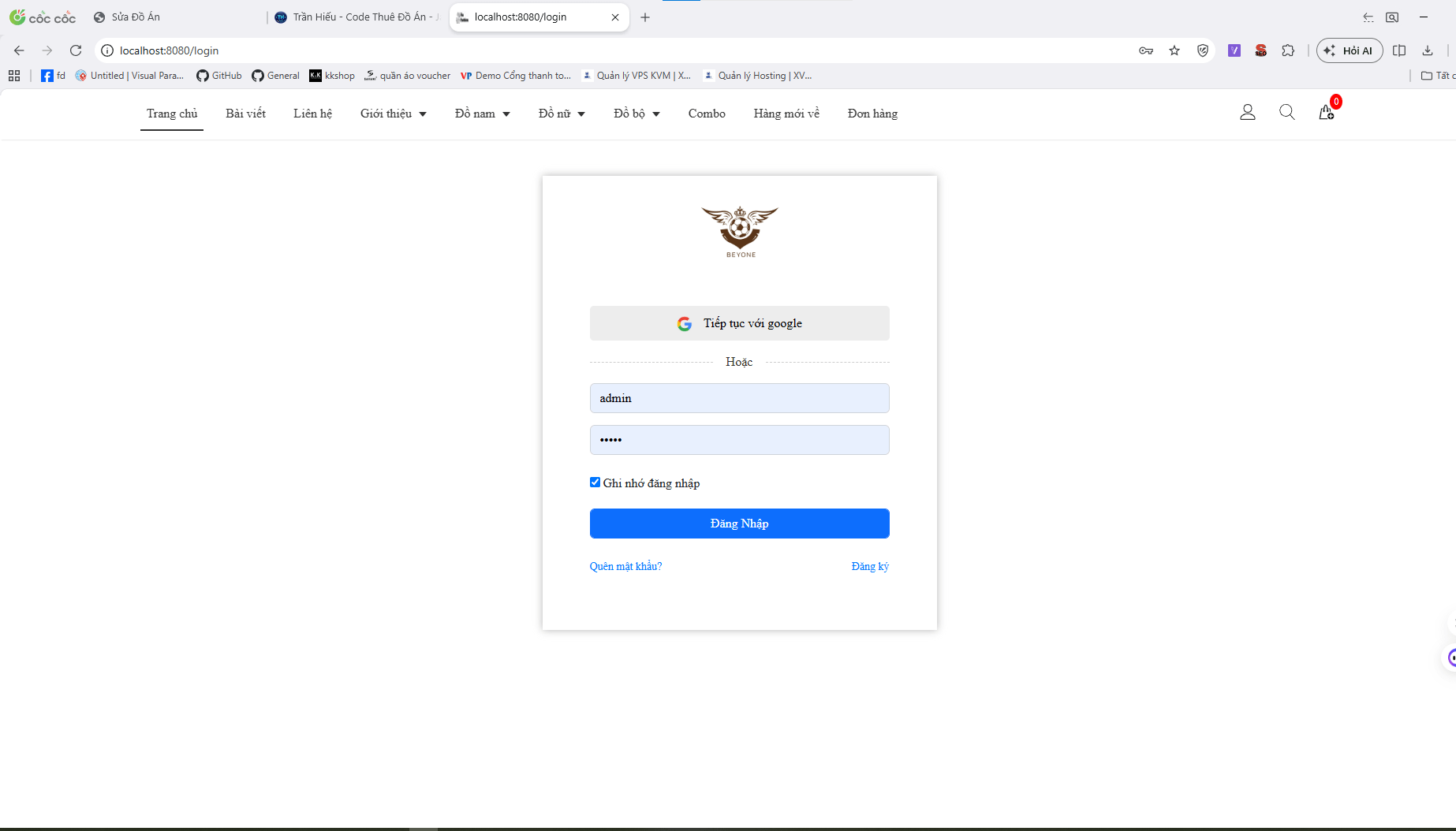 Đồ án website bán hàng thời trang, giày dép cực xịn, chọn màu sắc + kích thước tích hợp chatbot AI và thanh toán online - ảnh 9