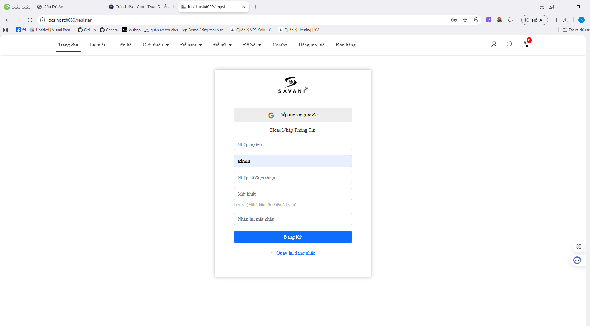Đồ án website bán hàng thời trang, giày dép cực xịn, chọn màu sắc + kích thước tích hợp chatbot AI và thanh toán online - ảnh 10