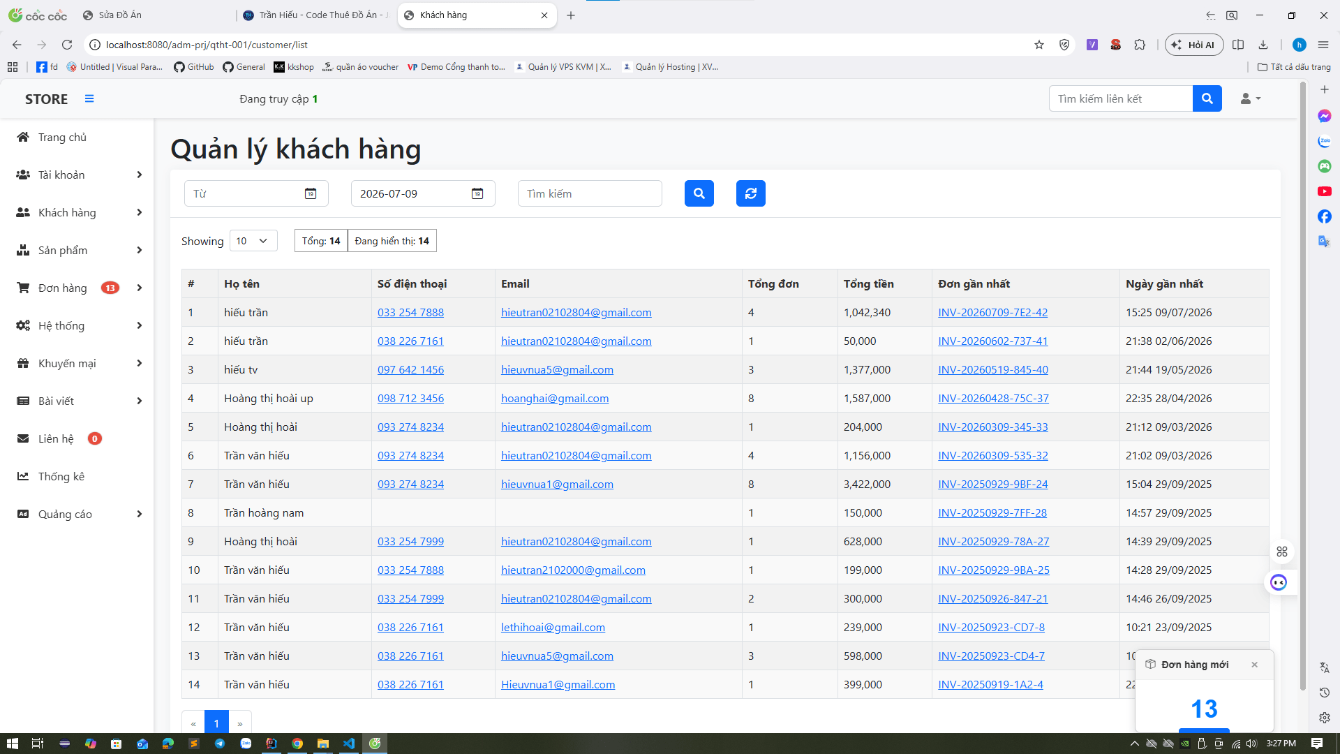 Đồ án website bán hàng thời trang, giày dép cực xịn, chọn màu sắc + kích thước tích hợp chatbot AI và thanh toán online - ảnh 23