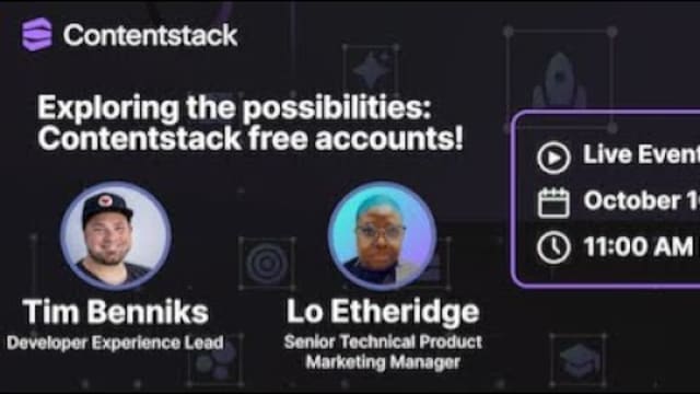 Exploring the possibilities: Contentstack free accounts!