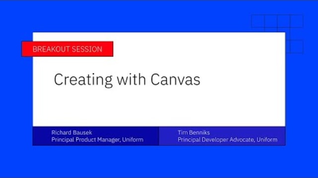 Creating with Canvas by Richard Bausek and Tim Benniks