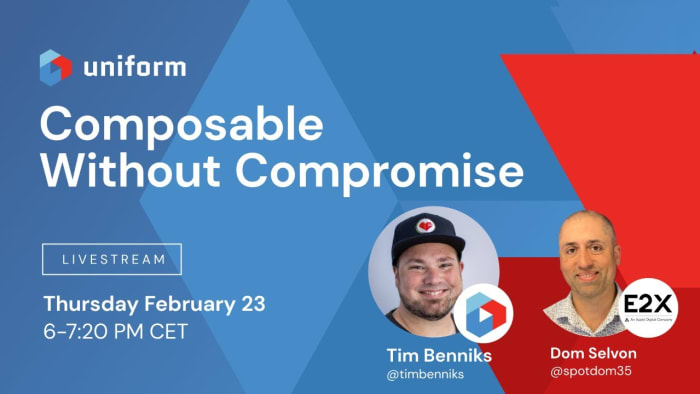 Poster image for: Composable without Compromise w/ Dom Selvon